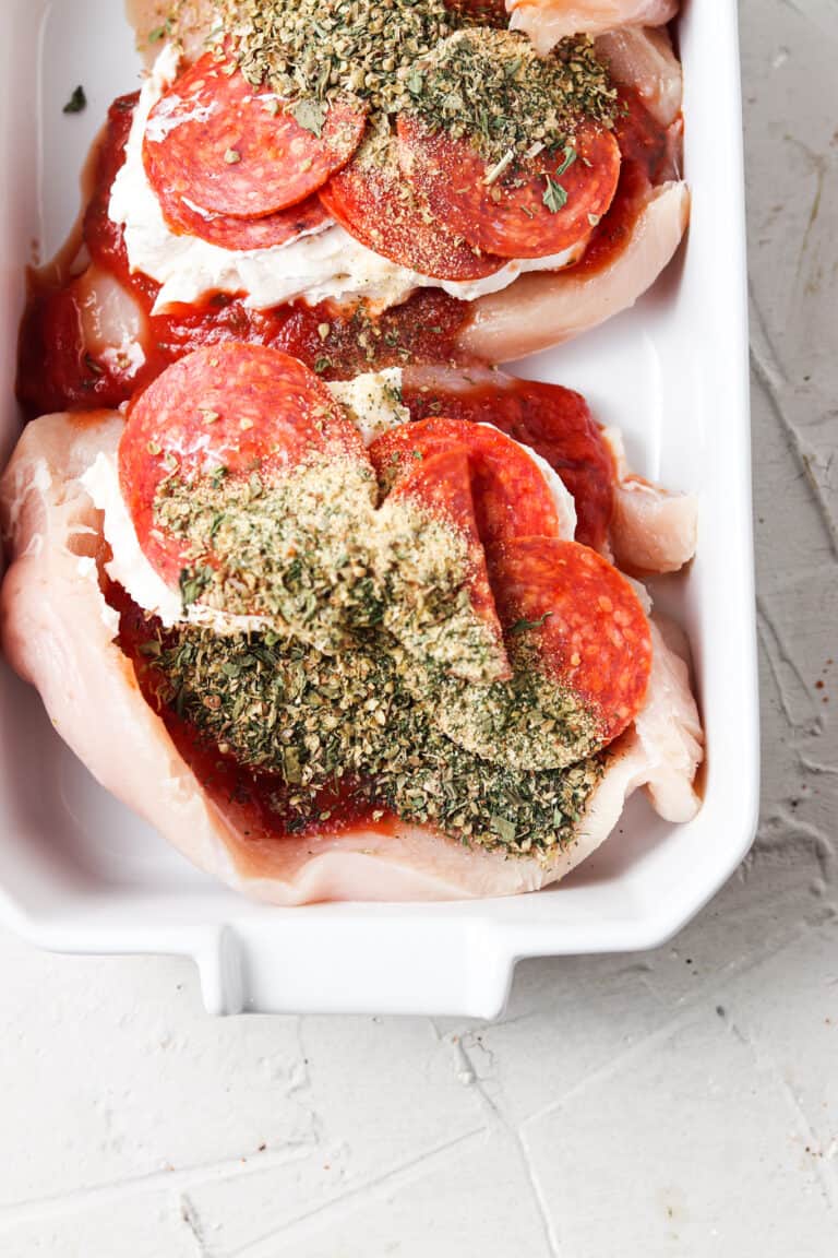 Pepperoni Pizza Chicken (Paleo, Whole30, Keto) Allianna's Kitchen