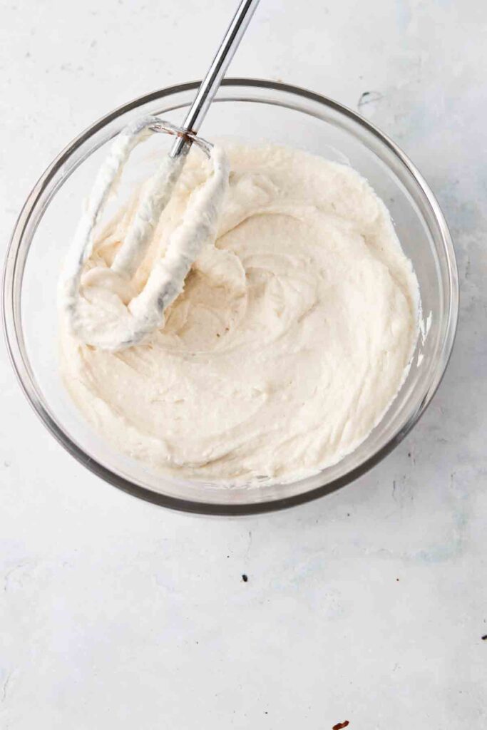 whipped dairy free vanilla frosting