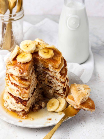 3 Ingredient Protein Pancakes 2 scaled