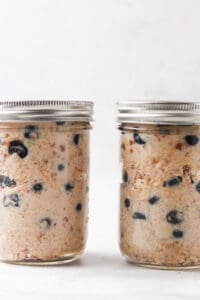 Blueberry Banana Overnight Oats Gluten Free Dairy Free 4