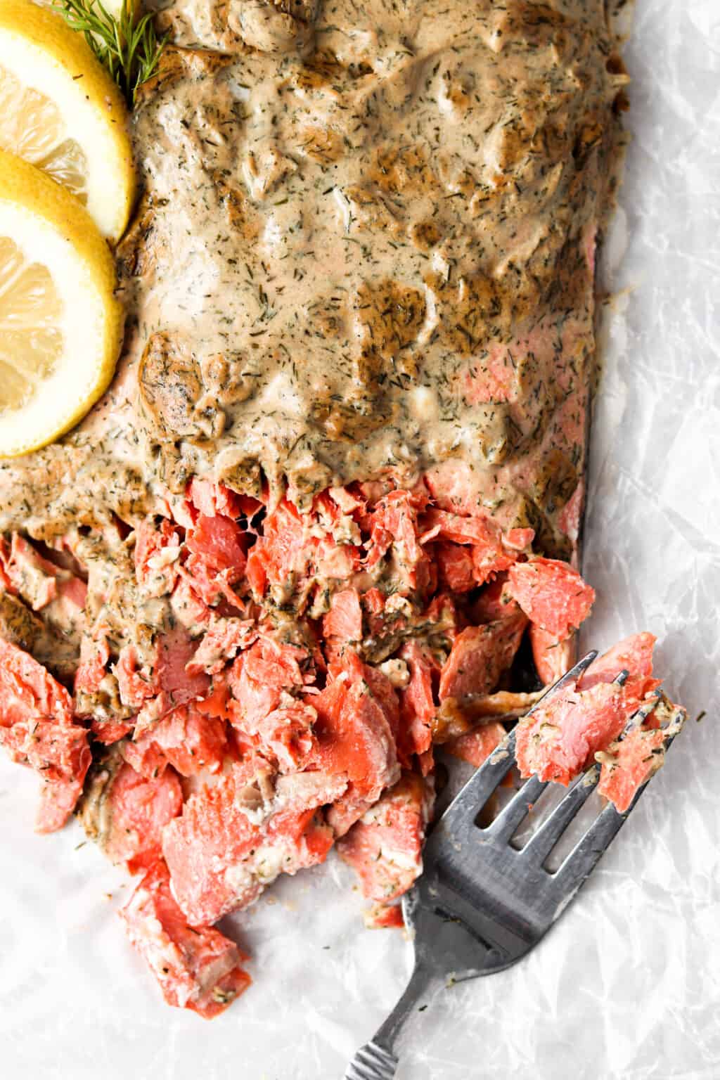 Whole30 Salmon w/ Lemon Dill Dijon Sauce (Keto, Paleo) Allianna's Kitchen