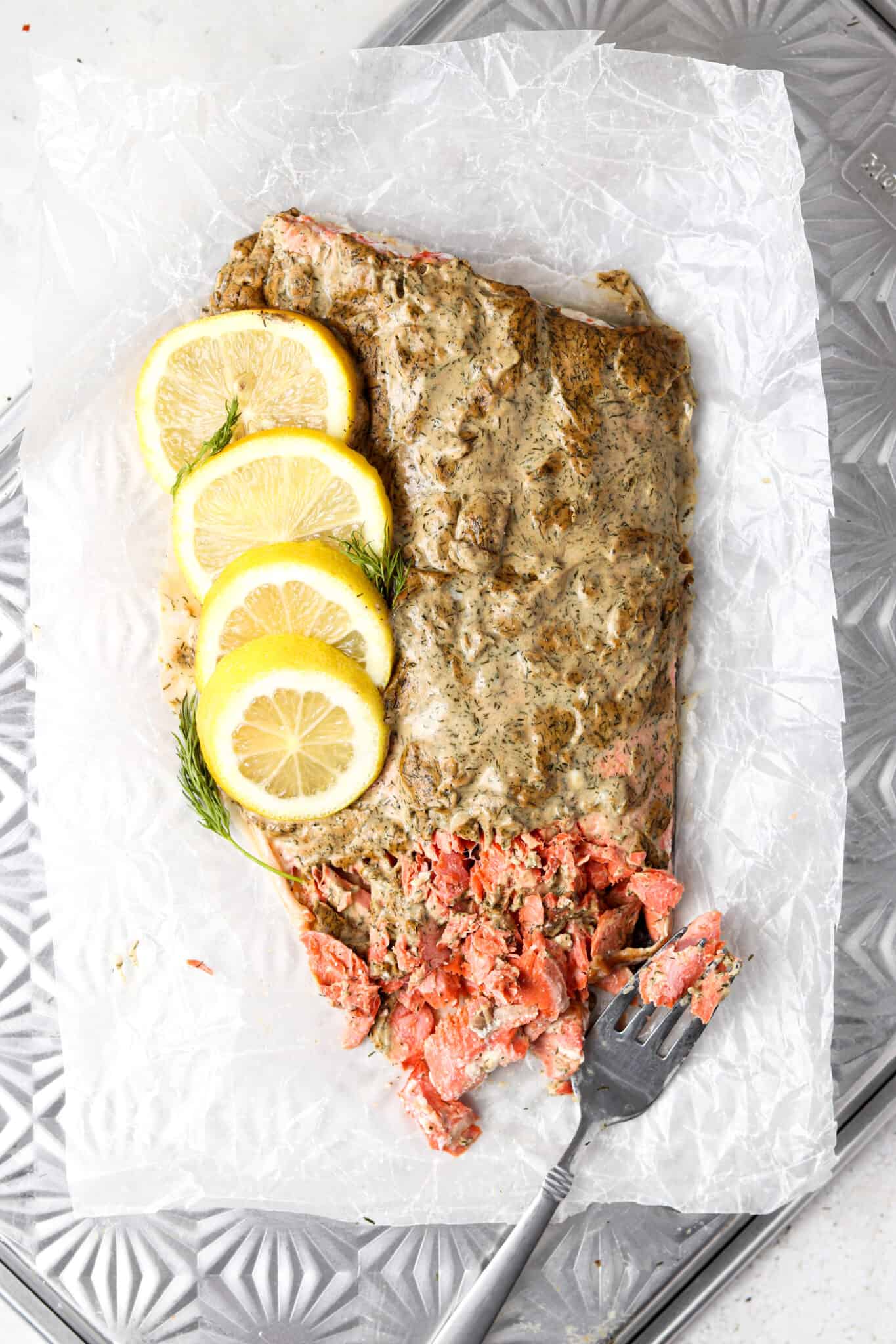 Whole30 Salmon w/ Lemon Dill Dijon Sauce (Keto, Paleo) Allianna's Kitchen