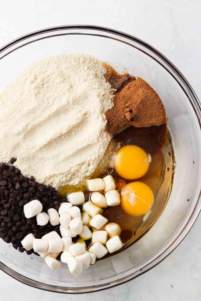 cookie ingredients in a bowl