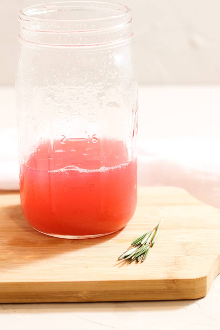 Vibrant Rosemary Rhubarb Mocktail (Paleo) Allianna's Kitchen