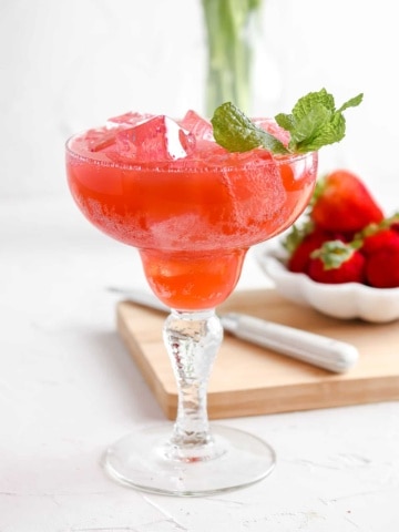 strawberry mint mocktail6