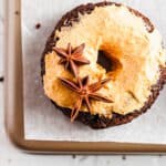 PALEO Chocolate Donuts with Pumpkin Maple Cream Cheese Frosting6