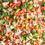 Sweet Potato Brussels Sprout Bacon Breakfast Sheet Pan3