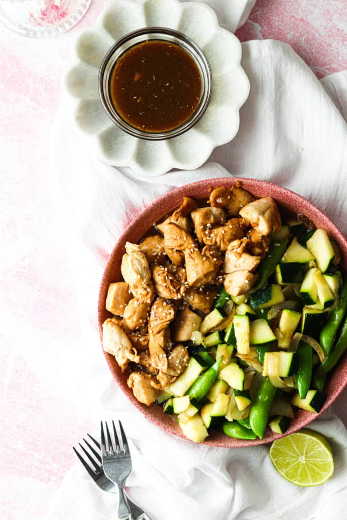 Keto Teriyaki Chicken Bowl 