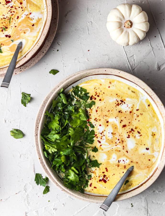 Almond Butter Chicken Pumpkin Whole30 Instant Pot Soup