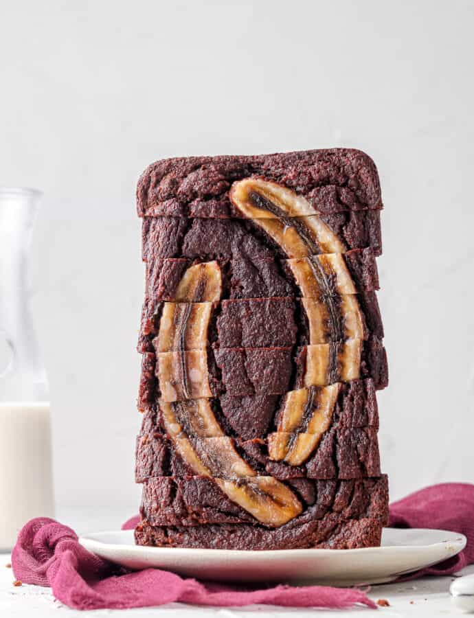 Paleo Chocolate Banana Bread (No Added Sugar Option)