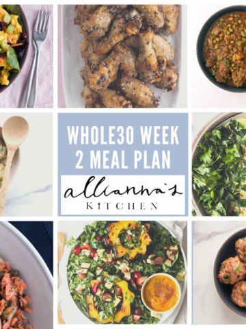 whole30 week 2 meal plan pics