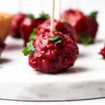 Cranberry BBQ Meatballs 4