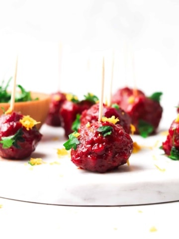 Cranberry BBQ Meatballs 7