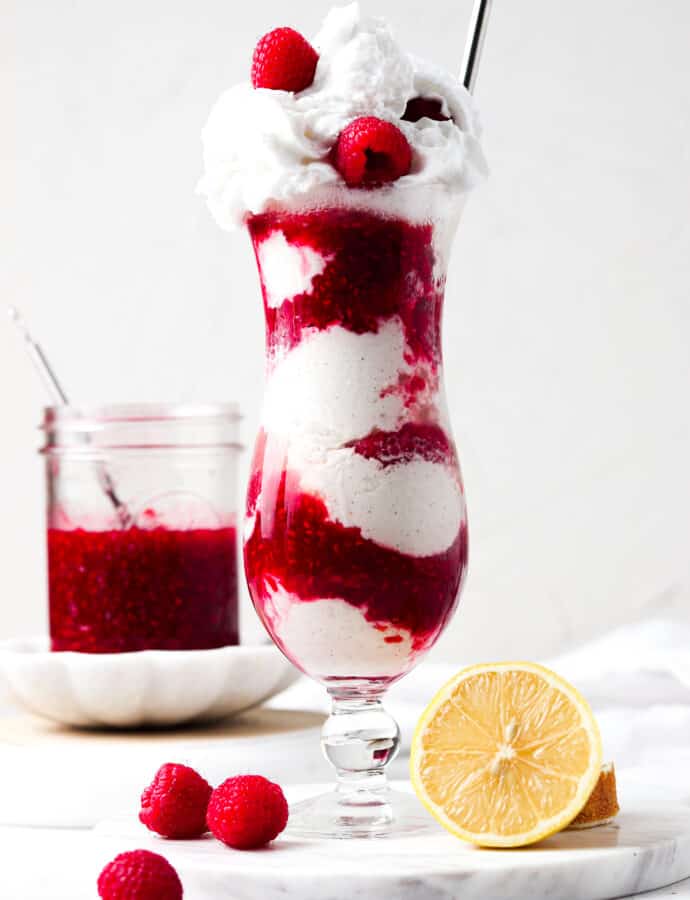 Champagne Float With Raspberry Jam 2 scaled