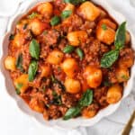 Paleo Gnocchi Bolognese 2