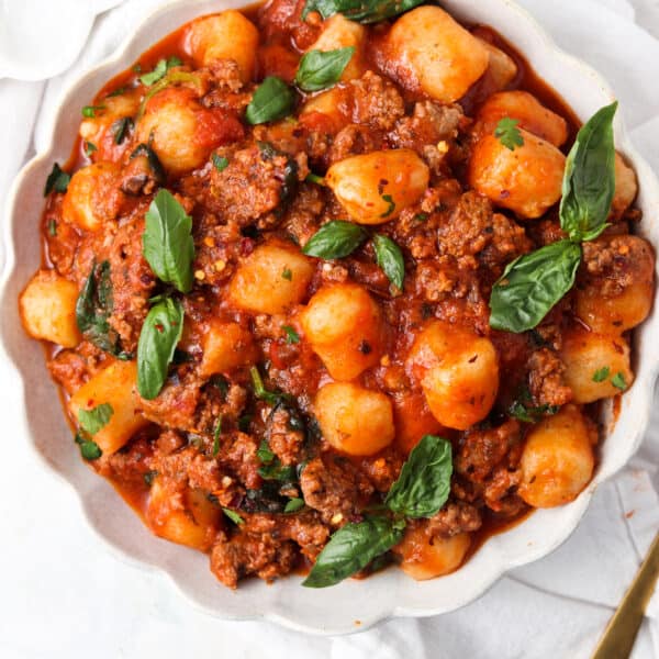 Paleo Gnocchi Bolognese (Whole30, Lower Carb) Allianna's Kitchen