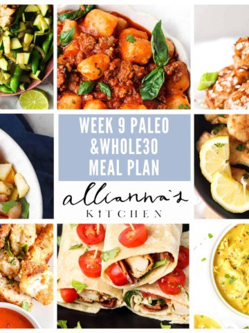 Week 9 Paleo Whole30 Friendly Meal Plan 8