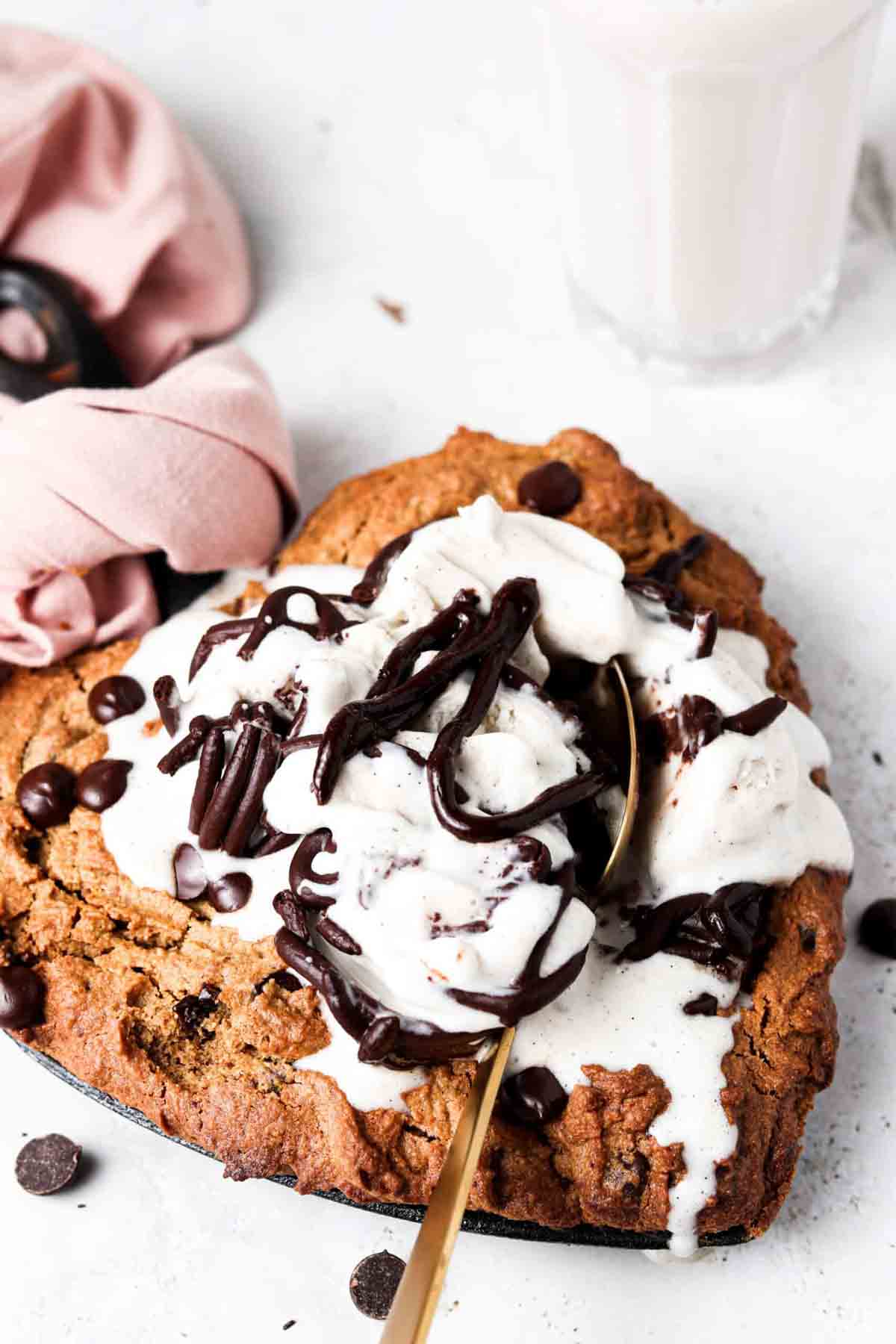 Mini Skillet Cookies, melty chocolate chip goodness - Blossom to Stem