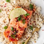 honey sriracha salmon 8 scaled