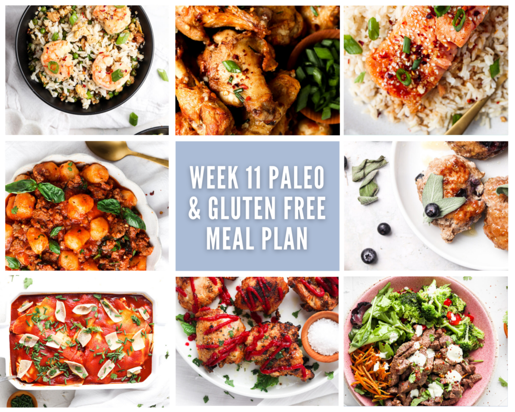 Paleo & Gluten Free Week 11 Complete Meal Plan - Allianna's Kitchen