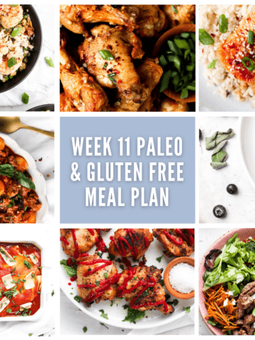 Weekly Meal Plan Photo Collage