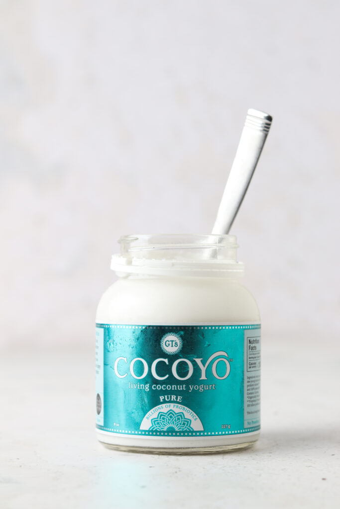 cocoyo yogurt to use in the dairy free avocado crema