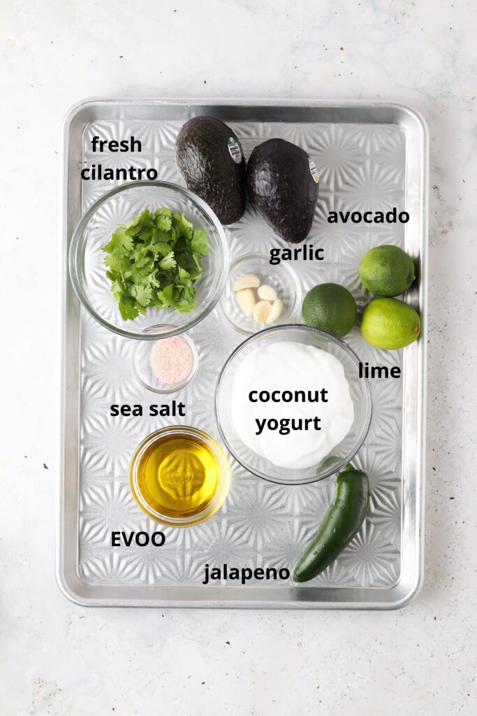 ingredients on a sheet pan