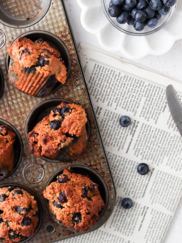 paleo blueberry muffins 6 scaled