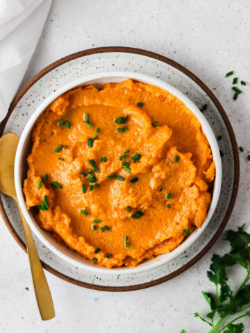 vegan sweet potato mash 1
