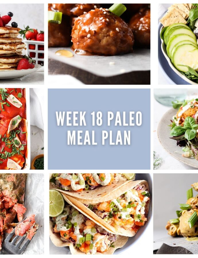 Paleo Meal Plan Week 18