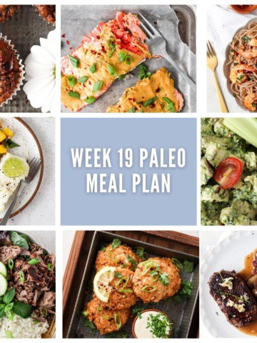 Week 19 Paleo Meal Plan