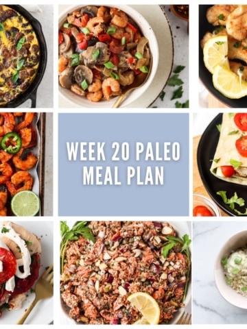 Week 20 Paleo Meal Plan