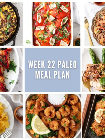 Week 22 Paleo Meal Plan