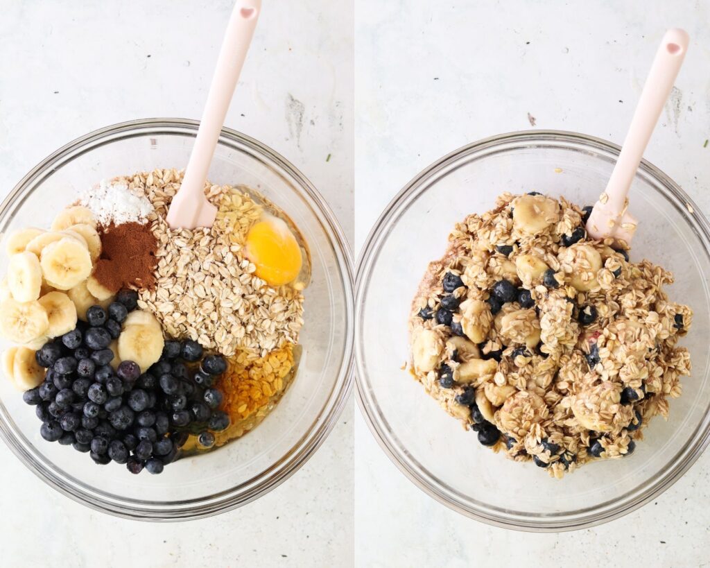 how to make blueberry banana oats