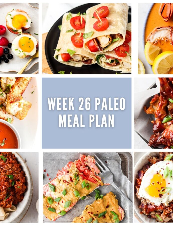 Paleo Meal Plan Week 26