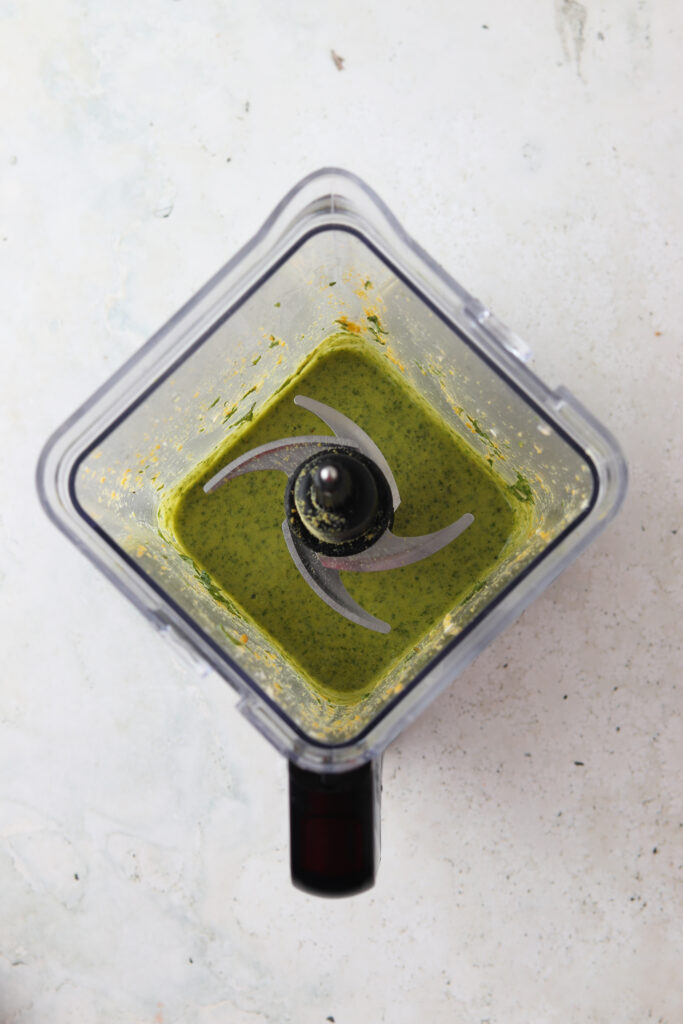 aip pesto in a food processor 