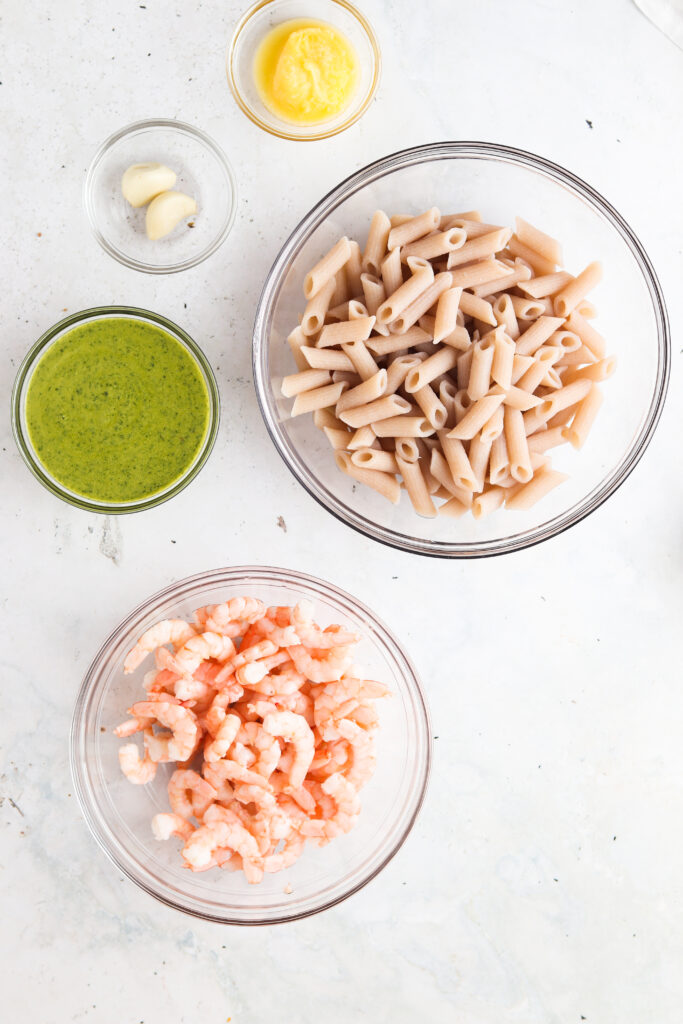 aip shrimp ingredients on the counter