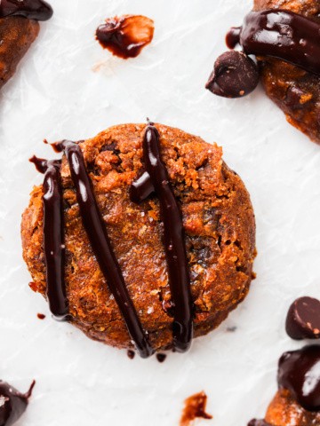 gluten free pumpkin chocolate chip cookies