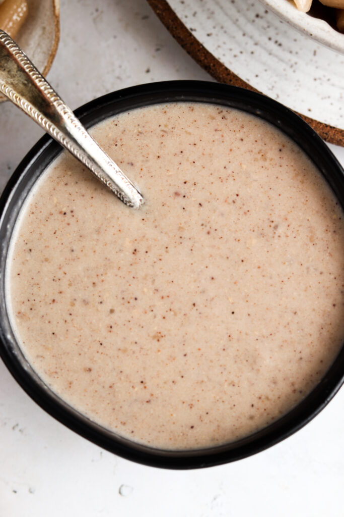 paleo gravy in a bowl