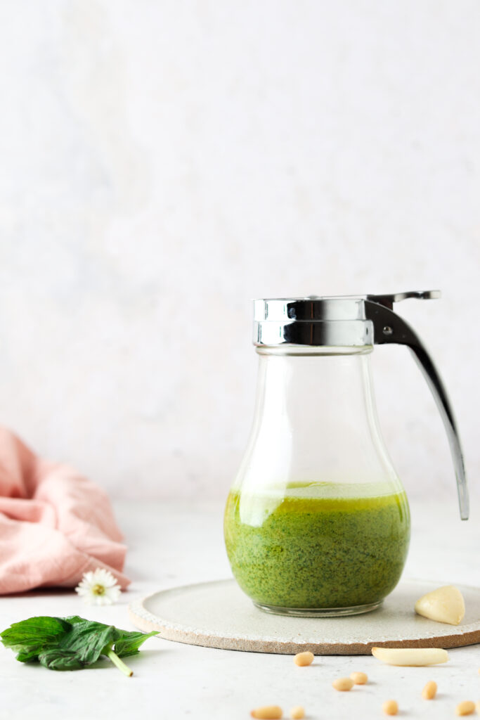 whole30 pesto in a jar