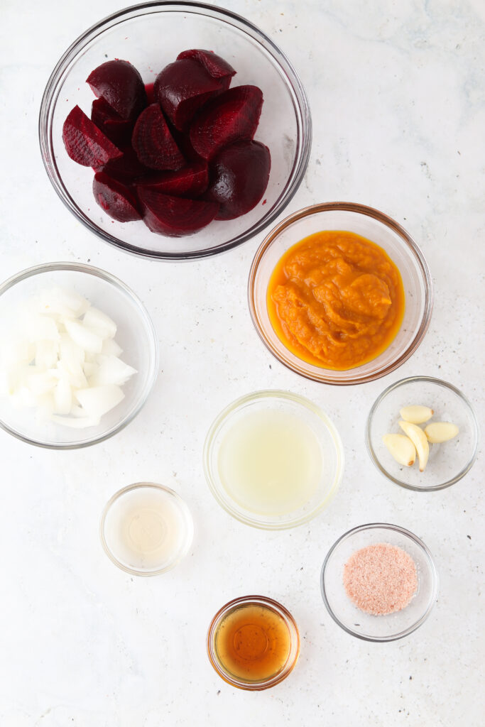 aip ketchup ingredients in bowls