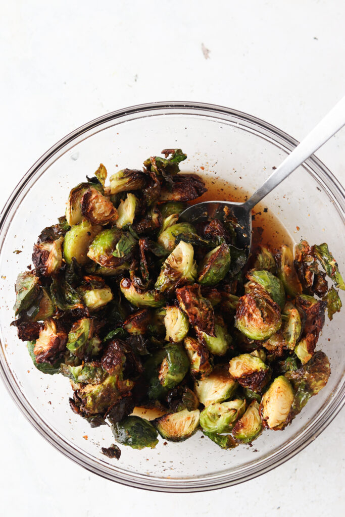 brussel sprouts in maple syrup