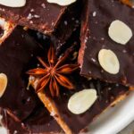 dairy free christmas crack on a plate