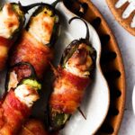 keto jalapeno poppers on a plate
