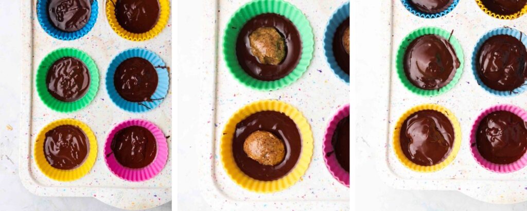 step by step how to make vegan reeces cups