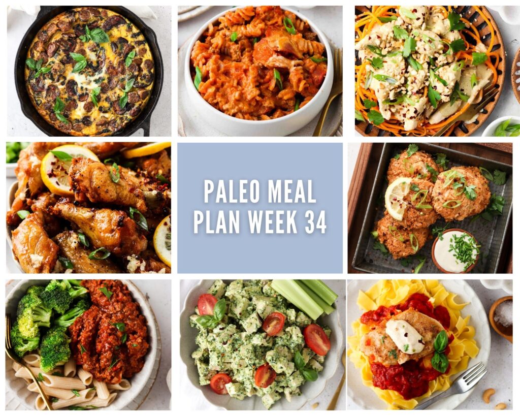 Paleo Meal Plan Week 34