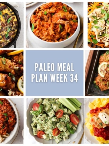 Paleo Meal Plan Week 34