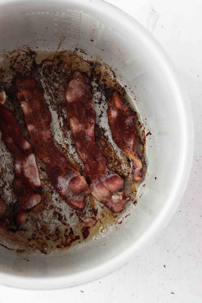 cooked bacon in the instant pot