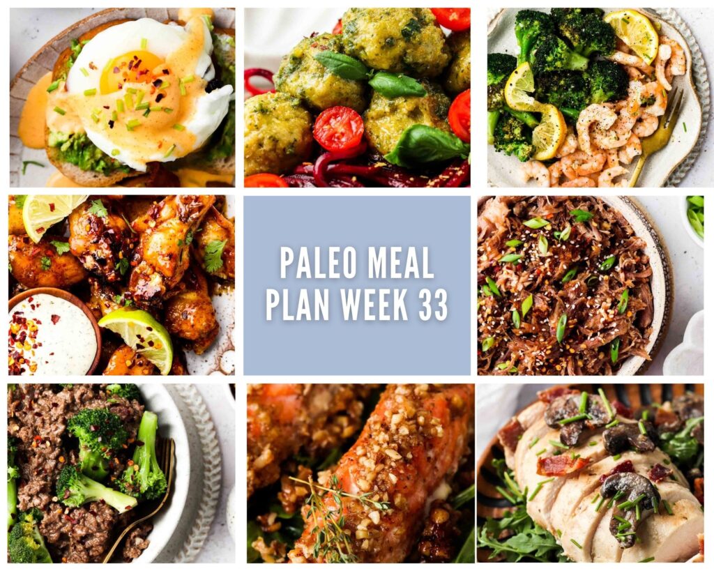 paleo meal plan week 33