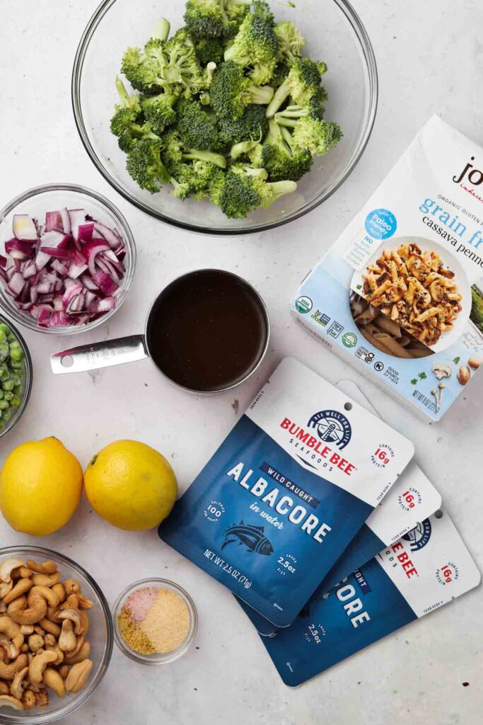 recipe ingredients laid out in a bowl